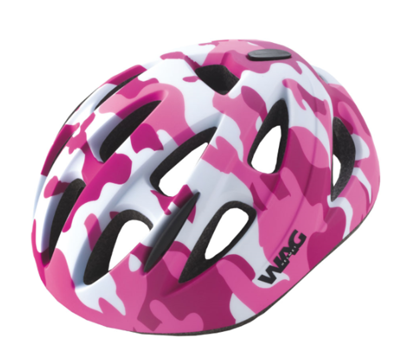 Wag Bike Sky Kid Helmet 52-56 Camouflage Pink